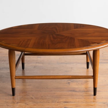 Vintage MCM Lane Acclaim Round Coffee Table 