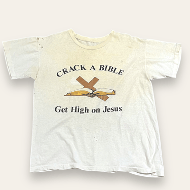 Vintage 1990's Crack a Bible T-Shirt