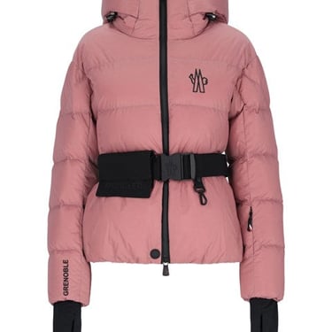 Moncler Grenoble Women Bouquetin' Belted Down Jacket