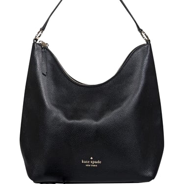 Kate Spade - Black Pebbled Leather Shoulder Bag