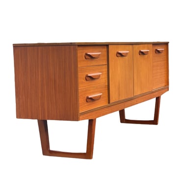 Free Shipping Within Continental US - Vintage Mid Century Modern Credenza Cabinet Storage Recent UK Import 