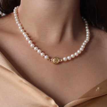 Vintage Givenchy Faux Pearl Necklace