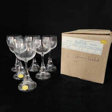 Rosenthal 'Clarion' Cordial Glasses - Set of 6 in Box (Multiple Sets Available)