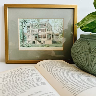 Framed Print Home of Founder of American Girl Scouting