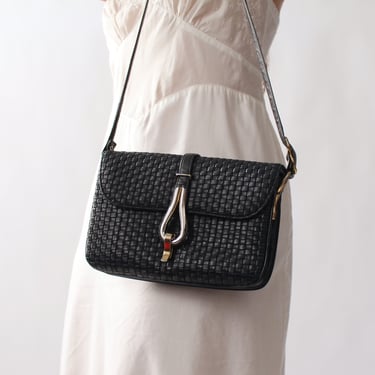 Vintage Midnight Woven Shoulder Bag