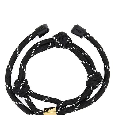 Miu Miu Women Black Fabric Bracelet