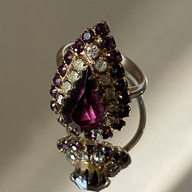 Vintage Purple Jewel Ring 