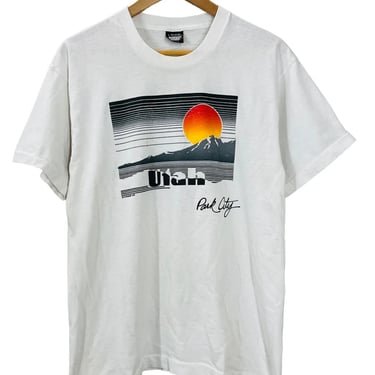 Vintage 80's Park City Utah Soft 50/50 T-Shirt Fits Medium