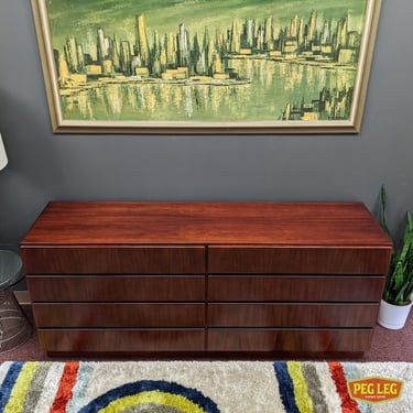 Danish Modern rosewood 8-drawer dresser