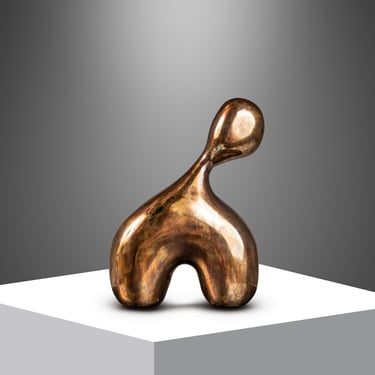 Abstract Modern Foundry-Poured Figurative Sculpture in Bronze by Mark Leblanc for Leblanc Studios, USA, c. 2022 