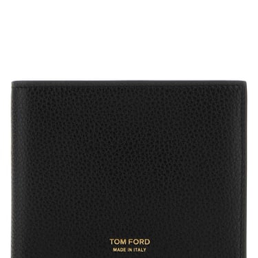 Tom Ford Men Black Leather Wallet