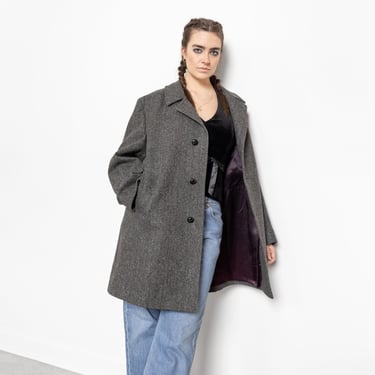 MENSWEAR OVERSIZE WOOL Coat Jacket Women Unisex Vintage Fall Winter Blazer Suit / Medium 