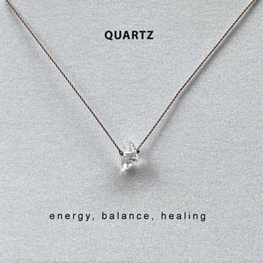 Soulsilk - Herkimer Diamond Quartz - Necklace