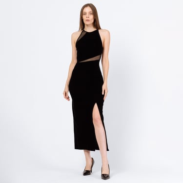Small 90s Indecent Proposal Black Cut Out Evening | Flying Apple Vintage -  Los Angeles, CA | ATTIC