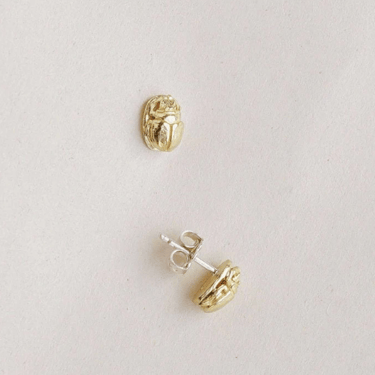 Satomi Studio | Scarab Stud earrings