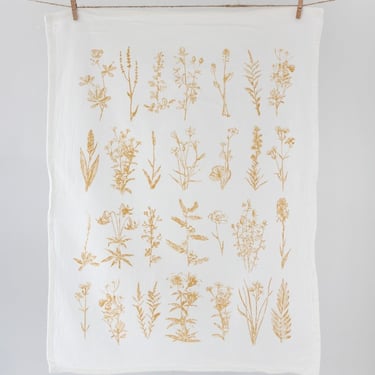 Wildflowers Tea Towel