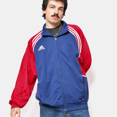 Y2K sports jacket red black colour | Men's | Hot Milk Vintage