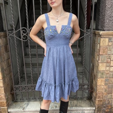 70s Chambray Dress