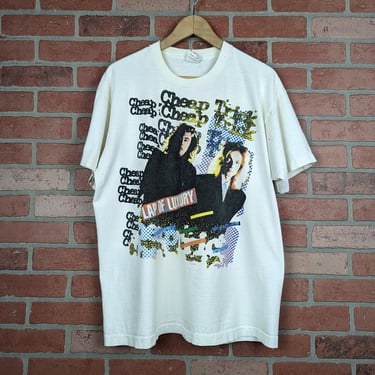 Vintage 80s Double Sided Cheap Trick ORIGINAL Band Tee - Extra Large 