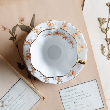 vintage queen anne bone china teacup
