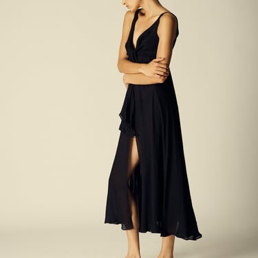 Donna Karan Silk Empire Waist Dress