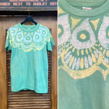 Vintage 1970’s Hippie Mod Custom Artwork Festival Style Tee Shirt, 70’s T-Shirt, Vintage Clothing 