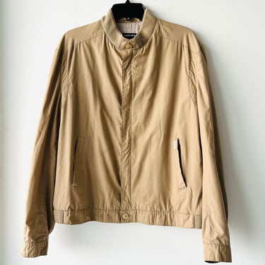 Christian Dior Monsieur Sport Men’s Vintage Tan Bomber Jacket Size 44R 
