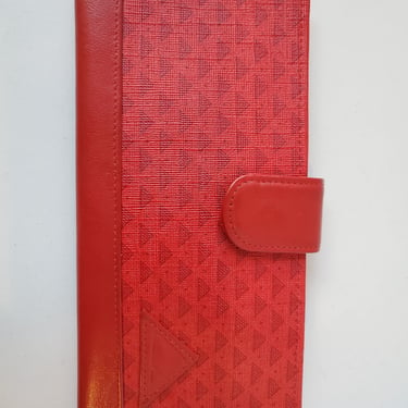 Vintage Liz Claiborne red wallet 