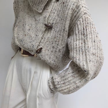 Lovely Vintage Speckled Wool Sweater