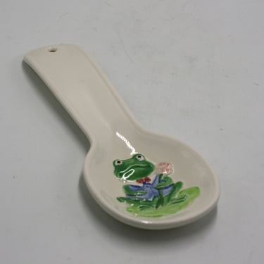 vintage Otagiri Frog Spoon Rest Designed by Mary Ann Baker Made in Japan 