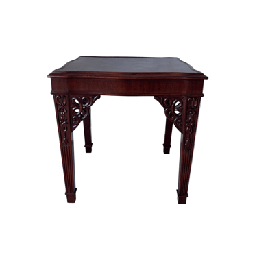 Chinese Chippendale Style Carved Side Table
