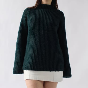 Vintage Evergreen Wool Blend Sweater