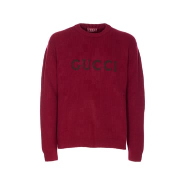 Gucci Men Gucci Logo Sweater