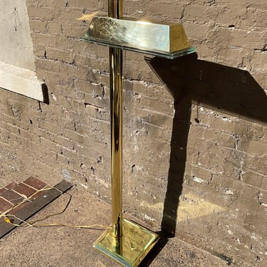 Plexi & Brass Pharmacy Lamp