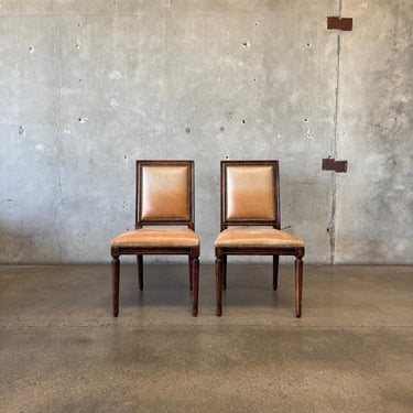 Pair of Ralph Lauren Leather Chairs