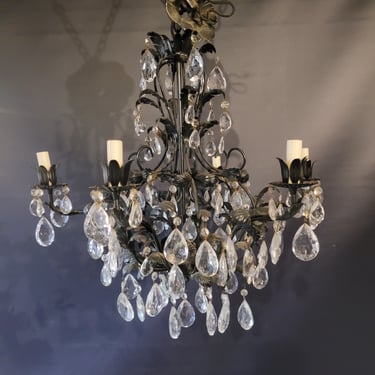 Contemporary Chandelier with Crystals 24