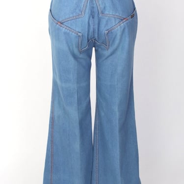 1970s N'est-Ce Pas? Star Bell Bottom Jeans