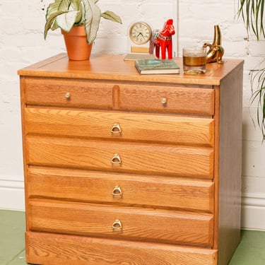 Oak Vintage Highboy Restored