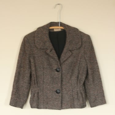 vintage zelinka matlick cropped wool jacket 