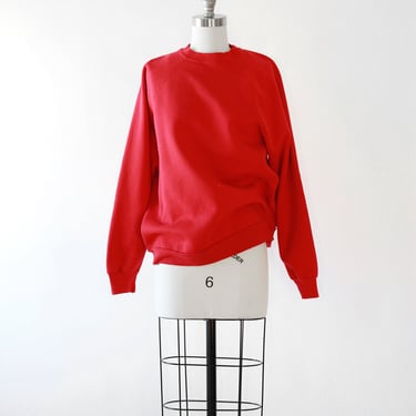 Vintage 80s red Raglan sweatshirt 