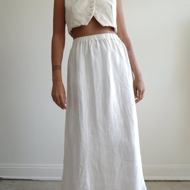 Vintage &quot;Flax&quot; Linen Skirt