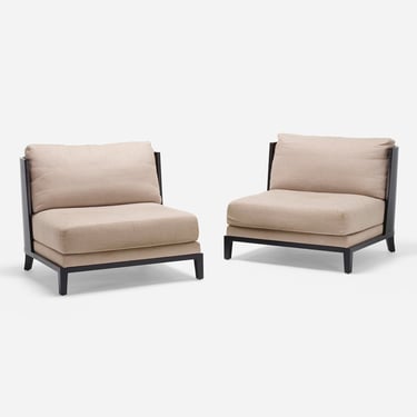 Aspre lounge chairs, pair (Christian Liaigre)