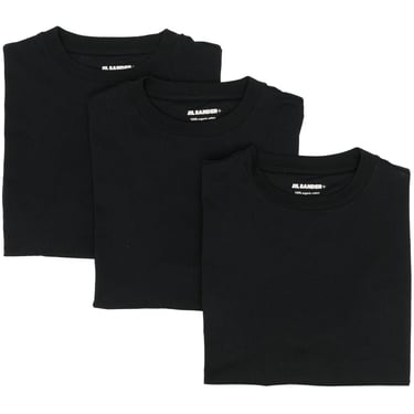 Jil Sander Men Logo Cotton T-Shirt - 3Pack