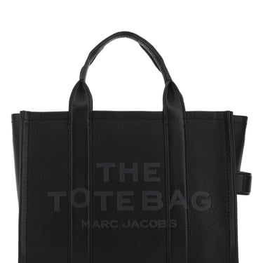Marc Jacobs Women Black Leather Medium The Tote Bag Handbag