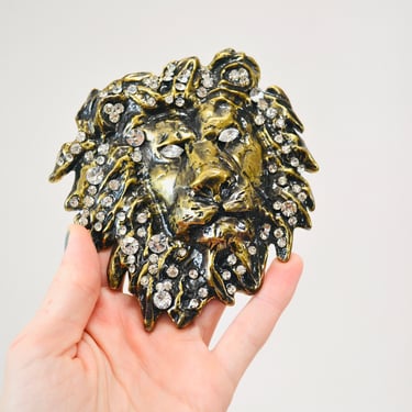 90s Vintage Katherine Baumann Beverly Hills Brass Swarovski  display picture 2