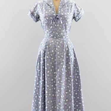 1950s Printed Dress