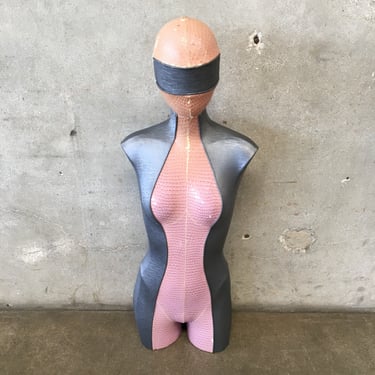 Post Modern Faux Leather Mannequin