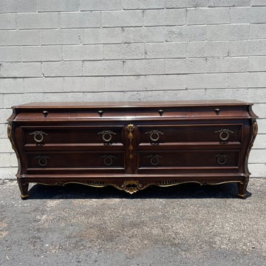Gorgeous Antique Dresser Karges Furniture Venetian Wood Provincial Bombe Rococo Baroque Chest Storage Furniture Bedroom CUSTOM PAINT AVAIL 