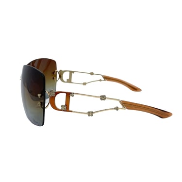 Dior Floral Shield Sunglasses