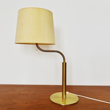 Swedish Mid-Century Modern brass table lamp by Uno and Östen Kristiansson for Luxus Vittsjö | 1960s 